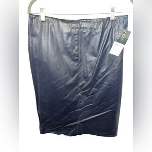 Kenneth Cole Navy Blue Pencil Skirt NWT